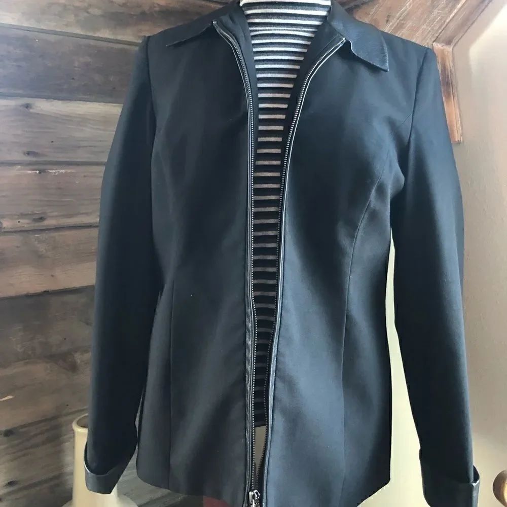 Alfani Zipper Blazer Jacket